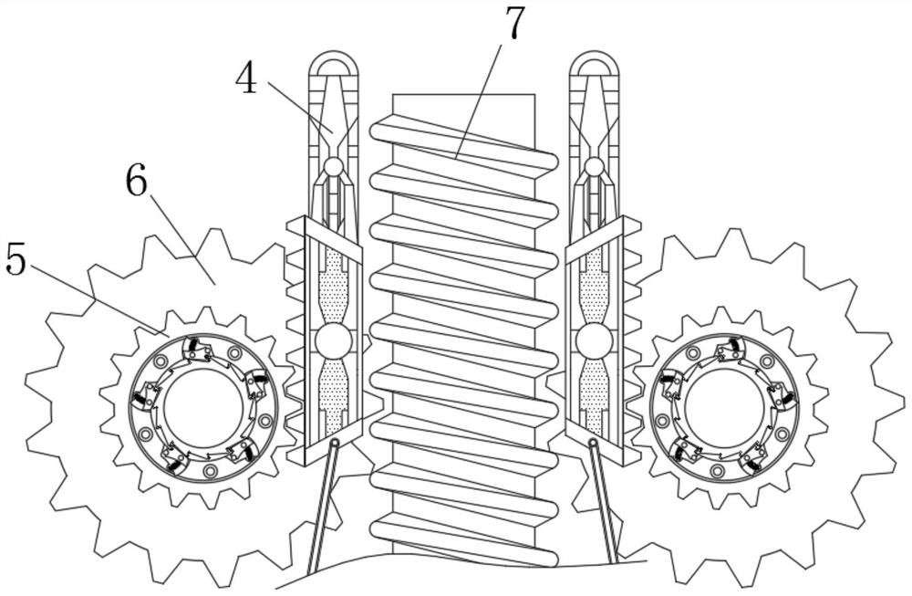 Labor-saving auxiliary device for automatically locking clamp nut for automobile tire