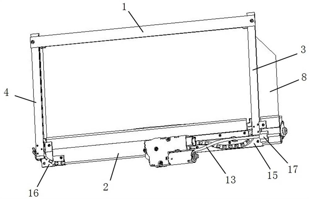 Electrically-controlled intelligent vehicle-mounted sunshade curtain