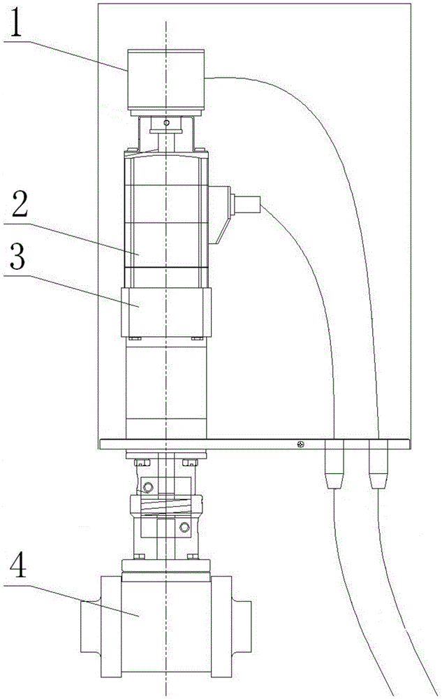 Dilution water hydraulic type flow box dilution water valve control device and method