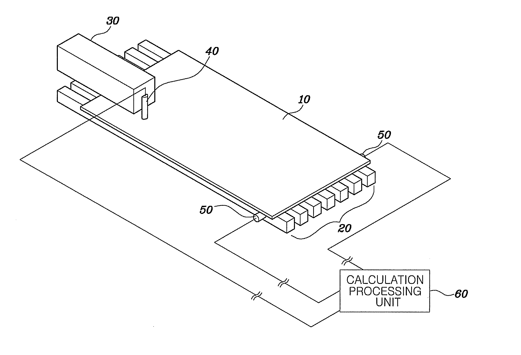 Glass substrate laser cutting device with real-time breaking detecting function and glass substrate breakage detecting method thereof