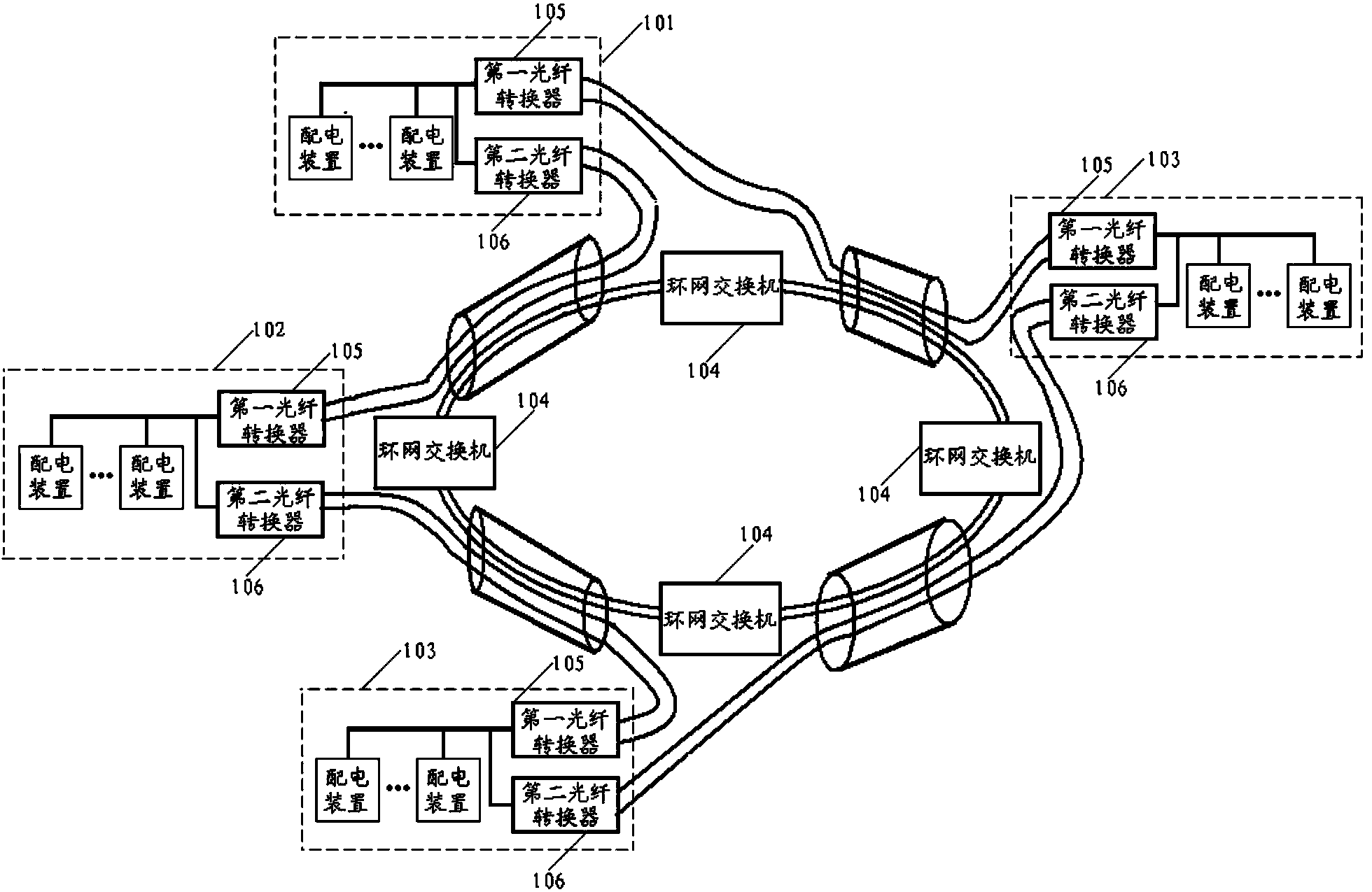 Power distribution device, protective system, mining power monitoring system and protection method