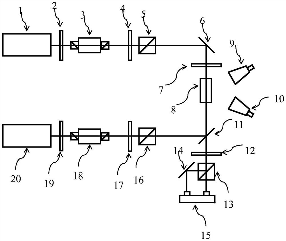 Microwave electric field phase measuring method