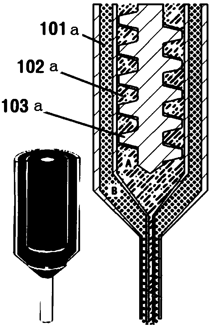 3D printing method and printing device for extrusion molding