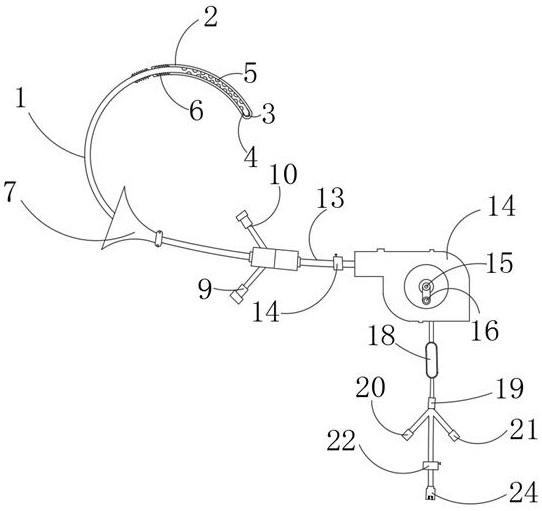 Disposable pigtail catheter