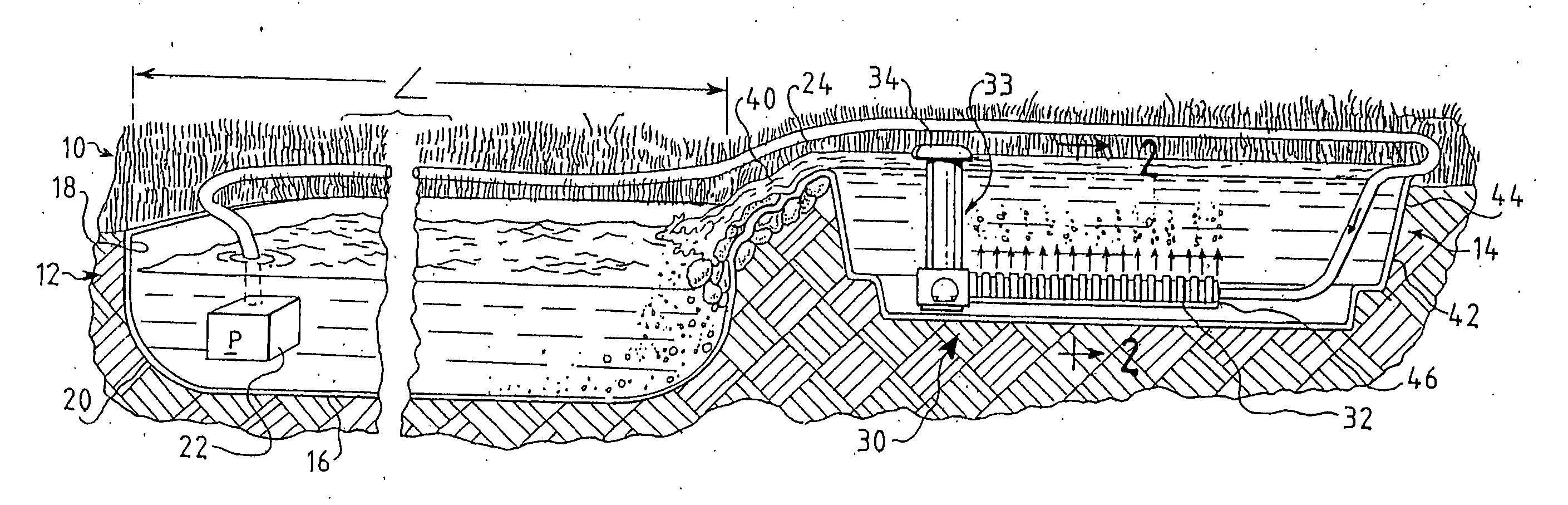 Constructed wetlands system, treatment apparatus and method