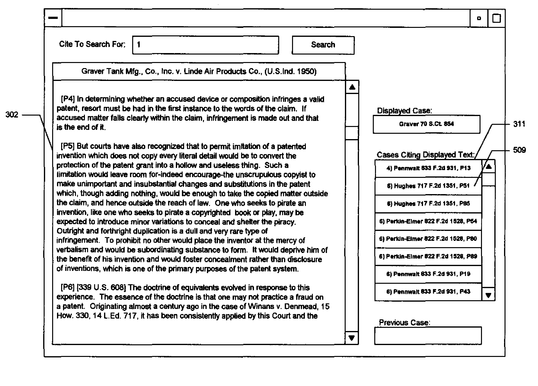 Efficiently displaying and researching information about the interrelationships between documents