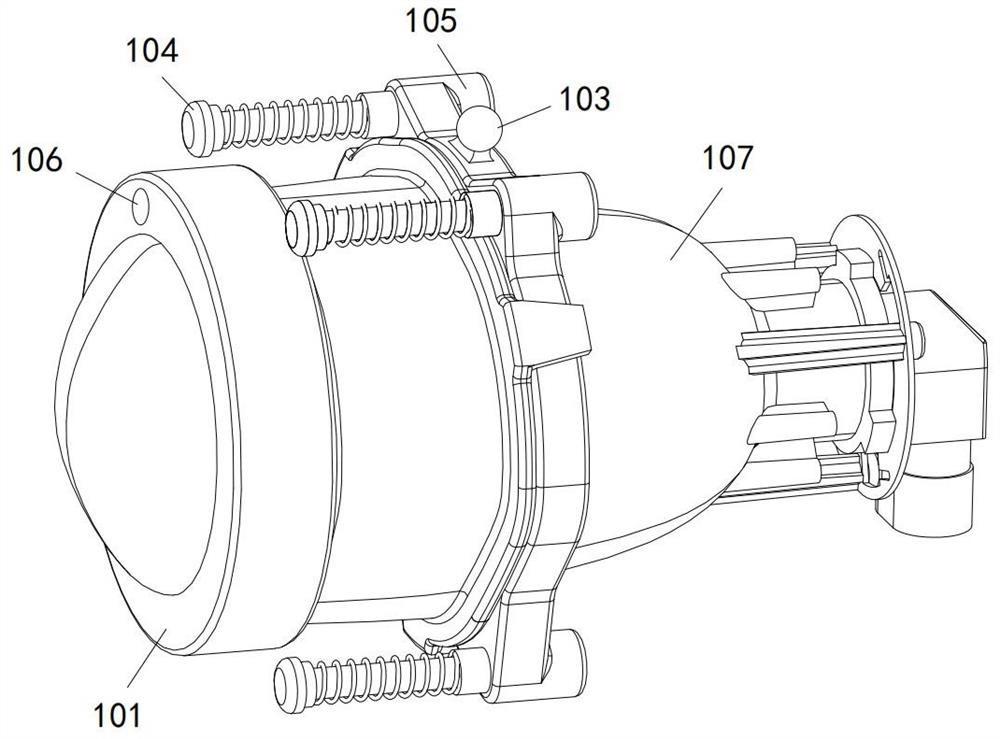 An LED lamp for road condition analysis of electric vehicles