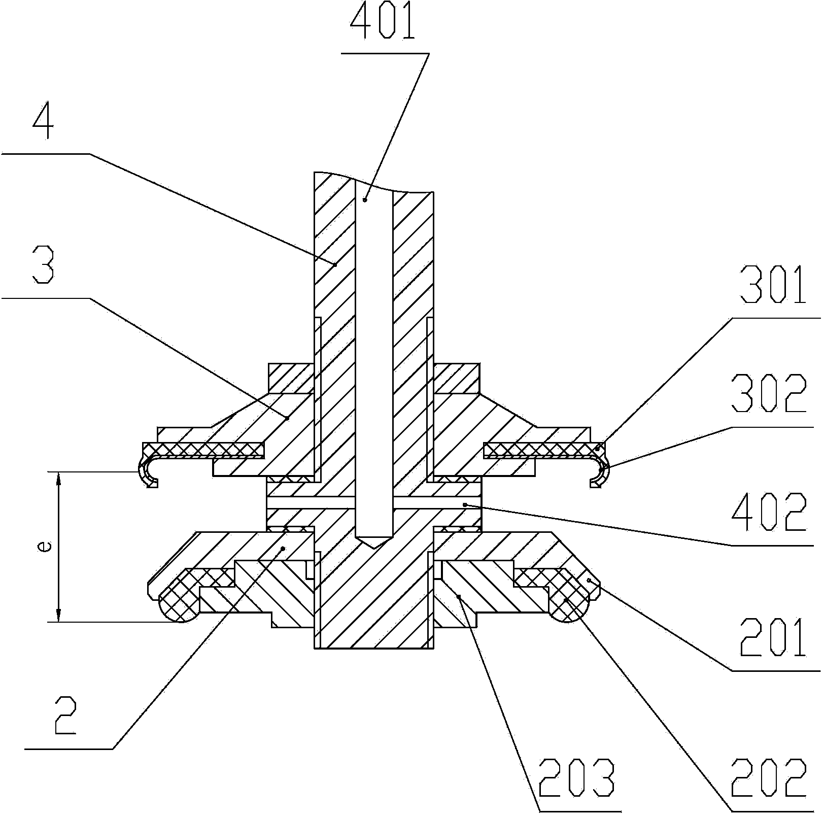 Double seal mud valve with flushing function