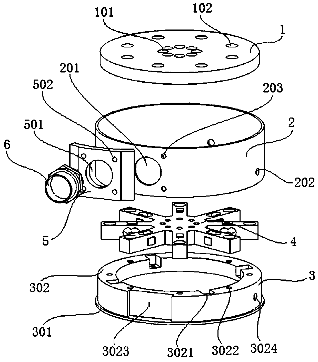 A six-dimensional force sensor with eight-beam structure