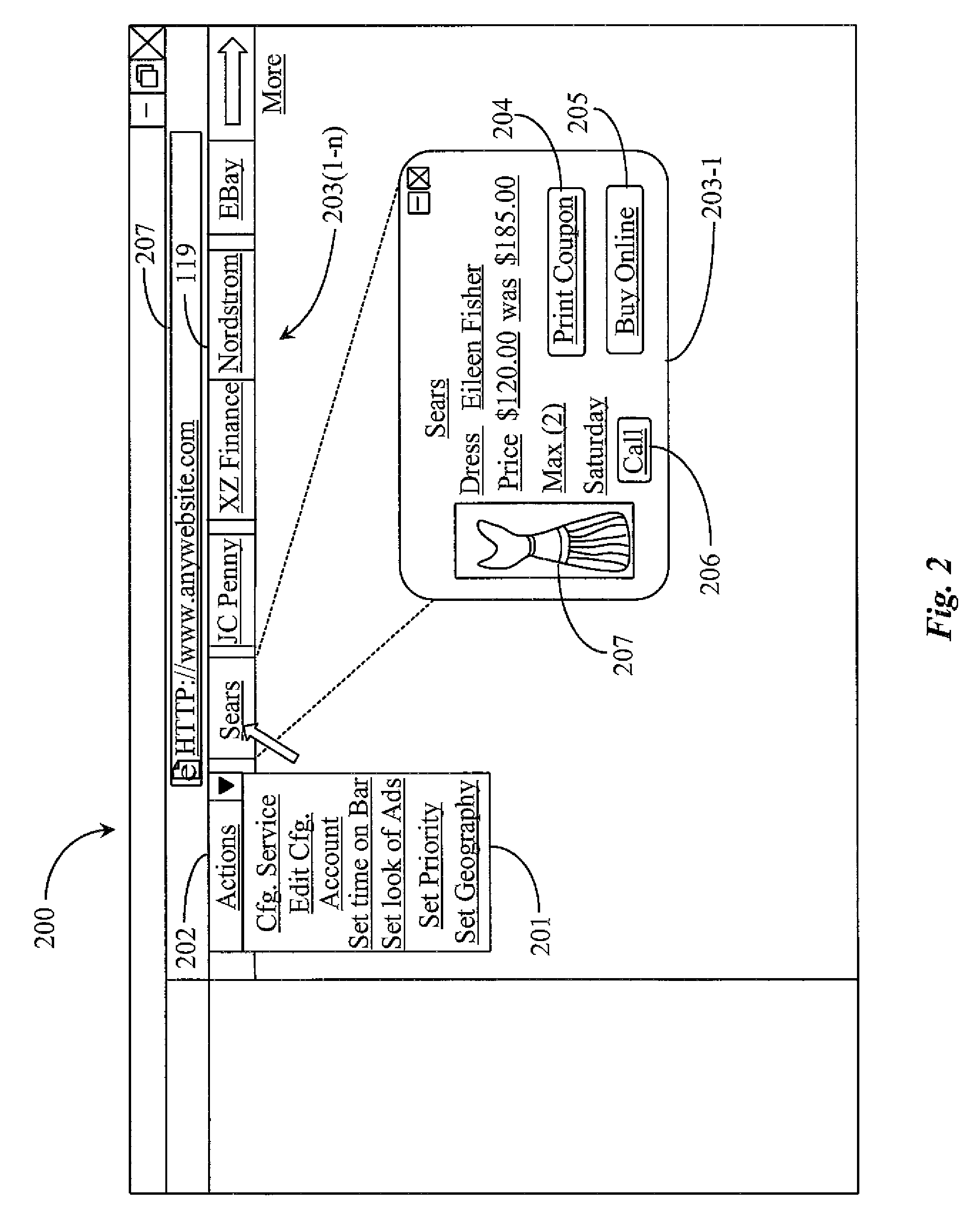 System and Methods for Ordering and Presenting Custom Electronic Advertisements