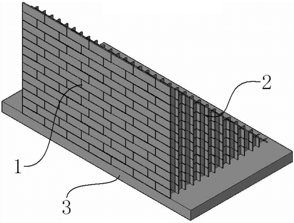Prefabricated gravity type barrier wall