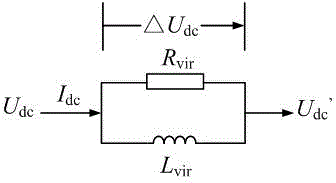 Virtual impedance based DC-side fault current suppression method of modular multilevel converter (MMC)
