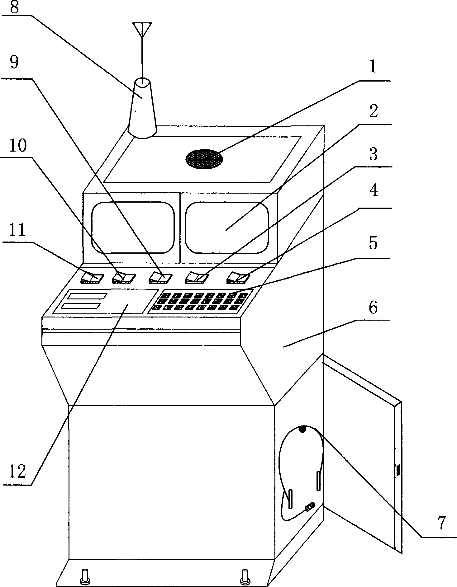 Tower crane remote intelligent operation apparatus