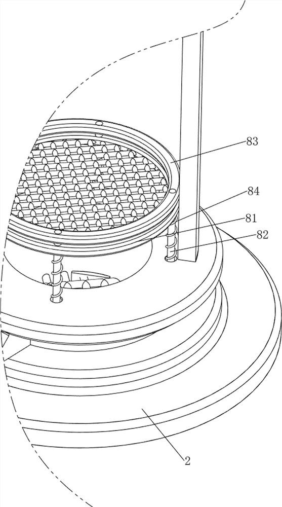 Flow-controllable filtering equipment for sewage treatment