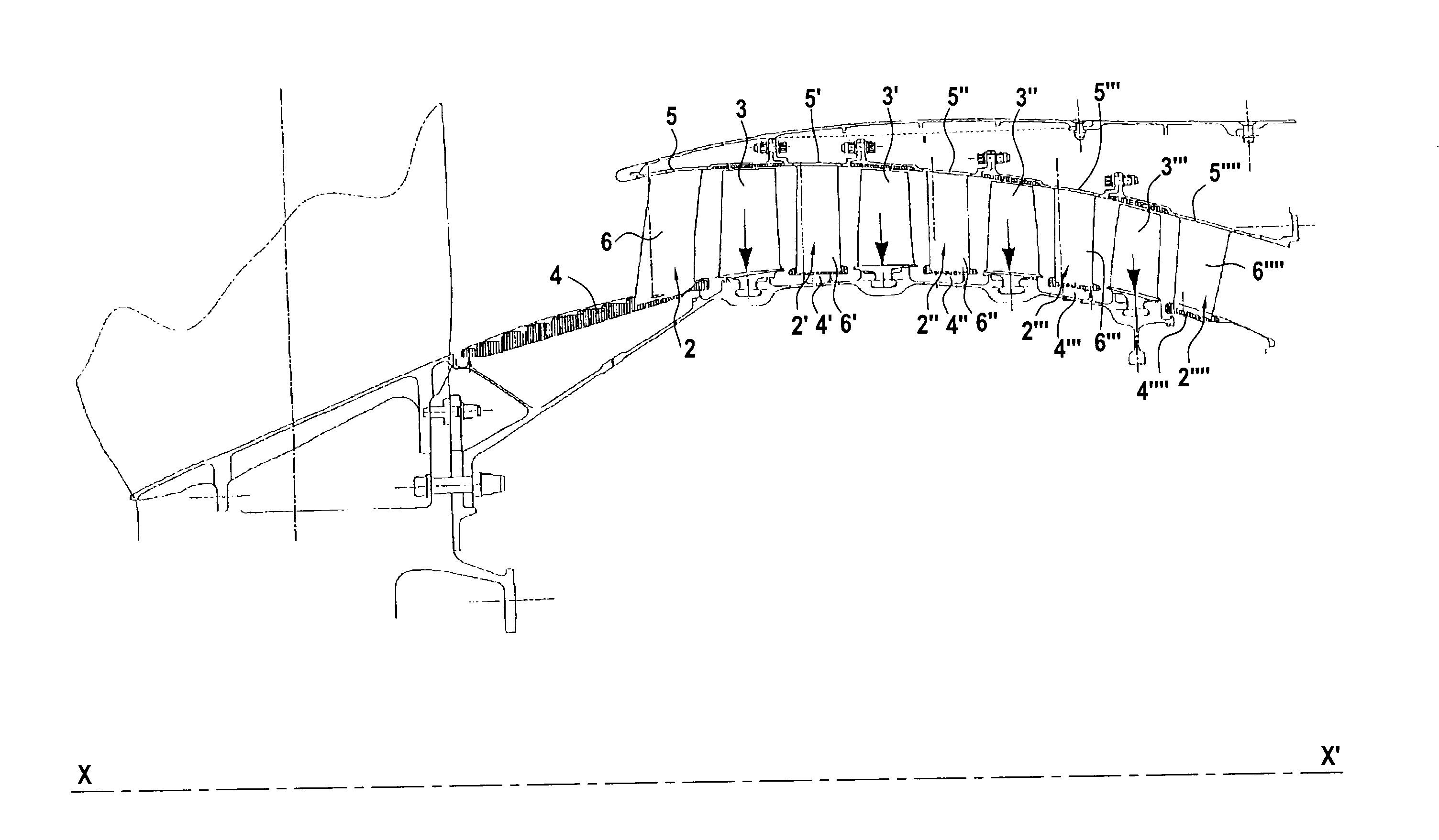 Assembly for a stator stage of a turbomachine, the assembly comprising an outer shroud and at least one stationary vane