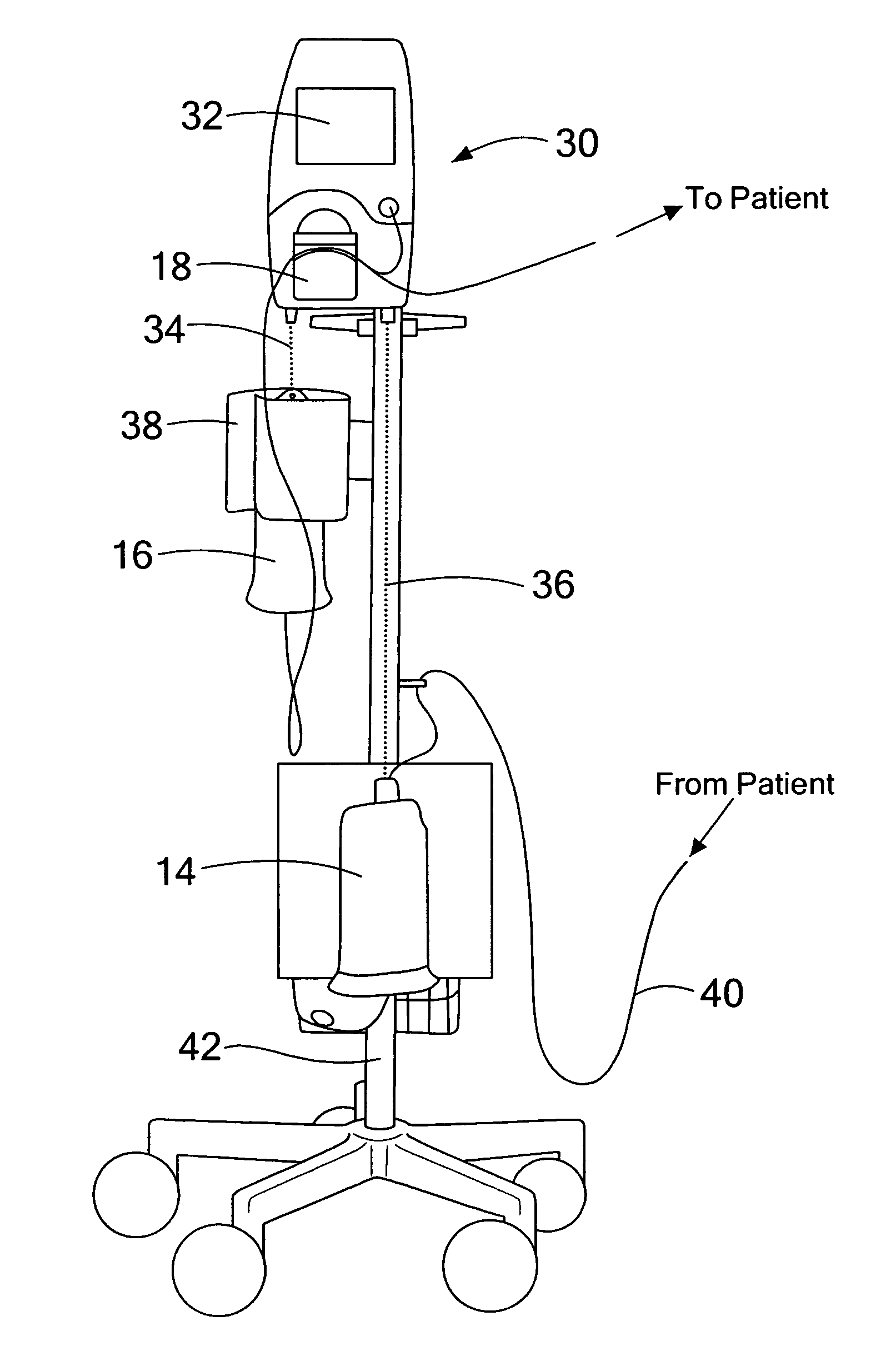 Fluid replacement device