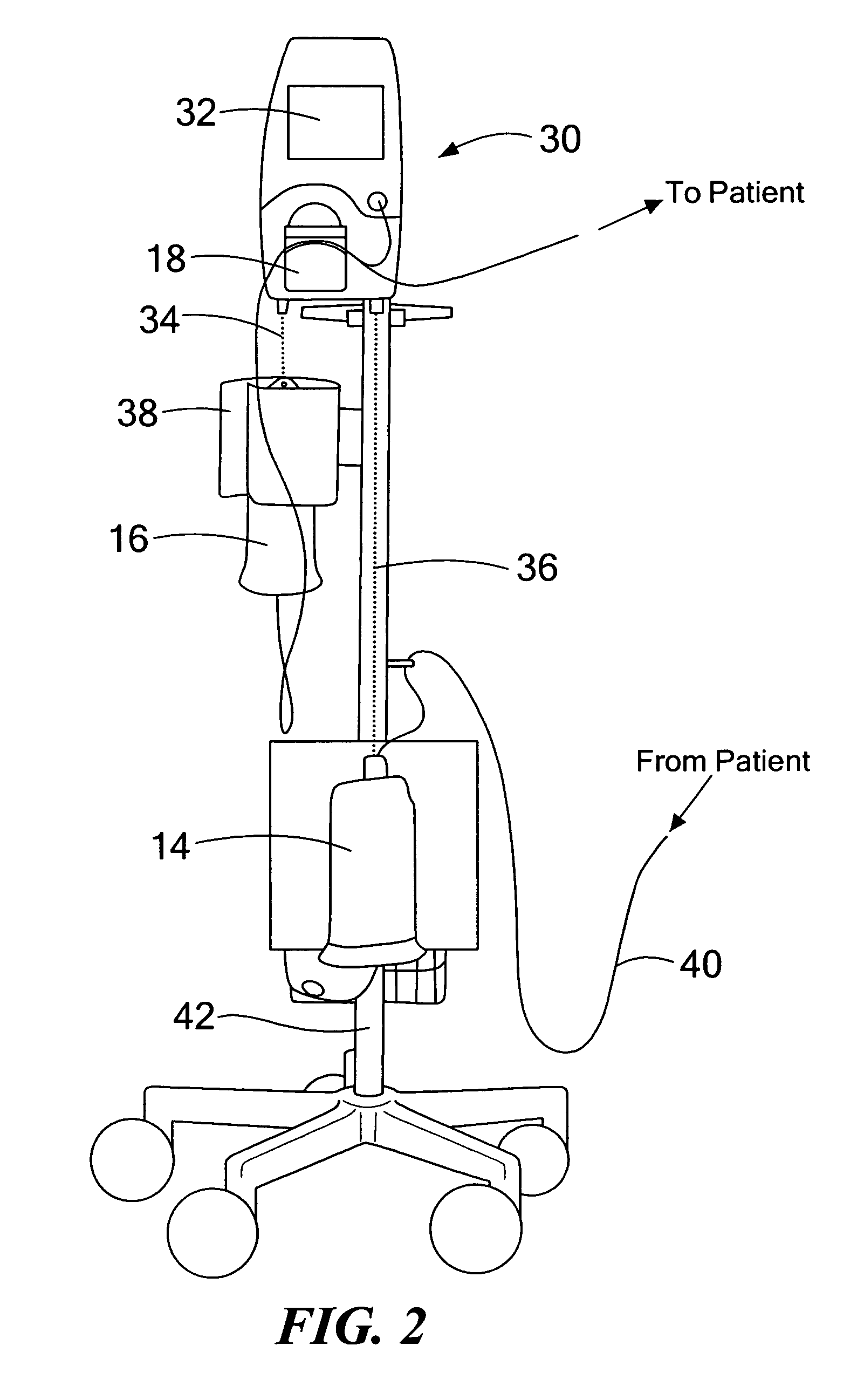 Fluid replacement device