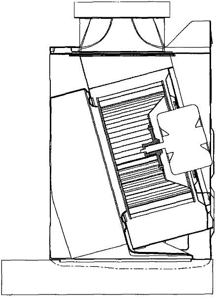 Centrifugal fan volute for oil fume purification device