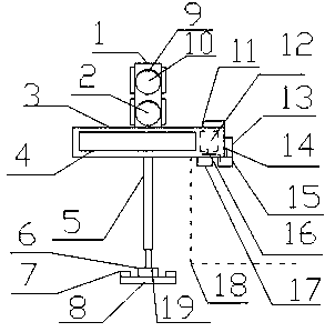 Novel multifunctional railway warning lamp