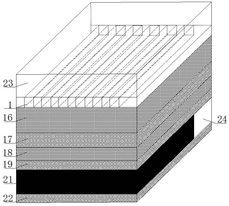 Top coal caving operation control device and method based on ultrasonic intensity test