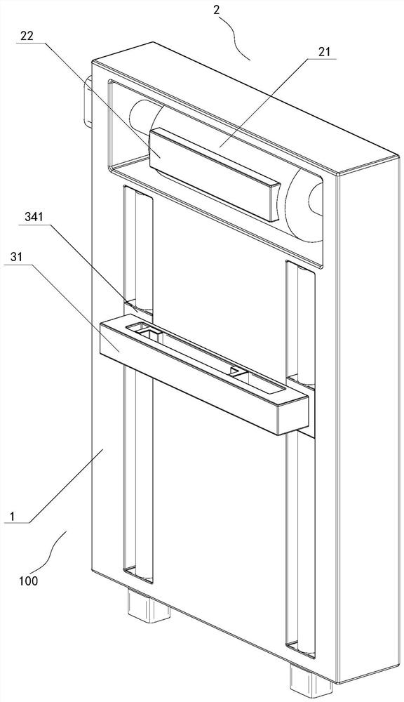 Advertising cloth mounting device and method for advertising board