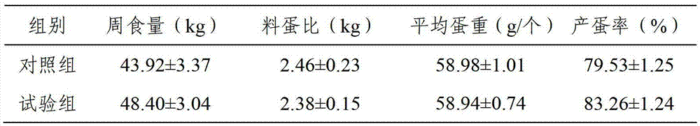 Composite microecological feed additive capable of improving producing capability of broiler chicken egg breed chicken