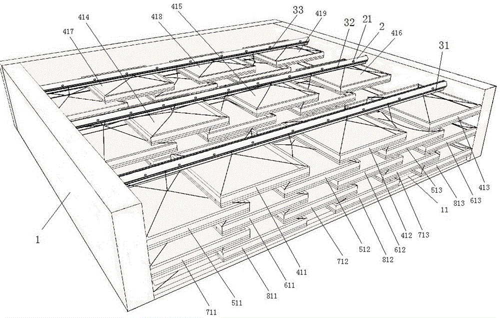 Free-disassembly constructed wetland purifying device