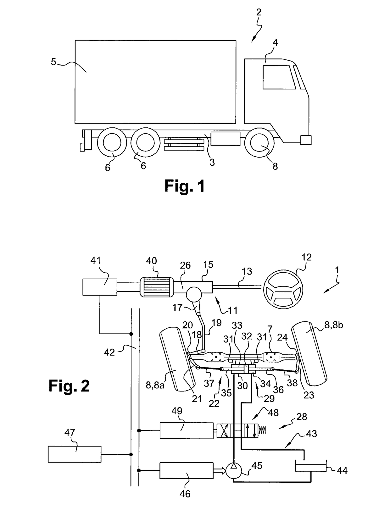 Power steering system for a vehicle