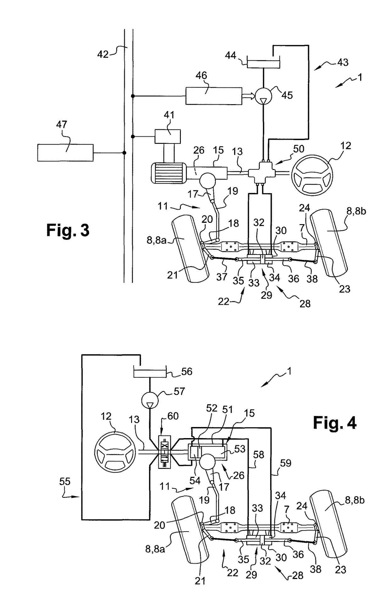 Power steering system for a vehicle