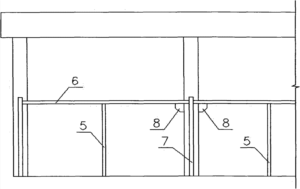 Floor-adding transformation structure inside old factory building and construction method thereof