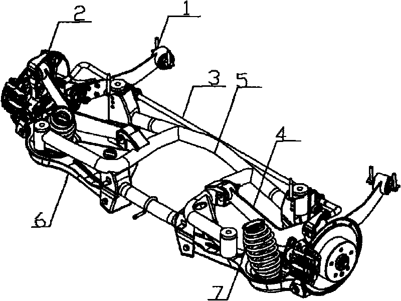 Method for assembling multi-link suspension