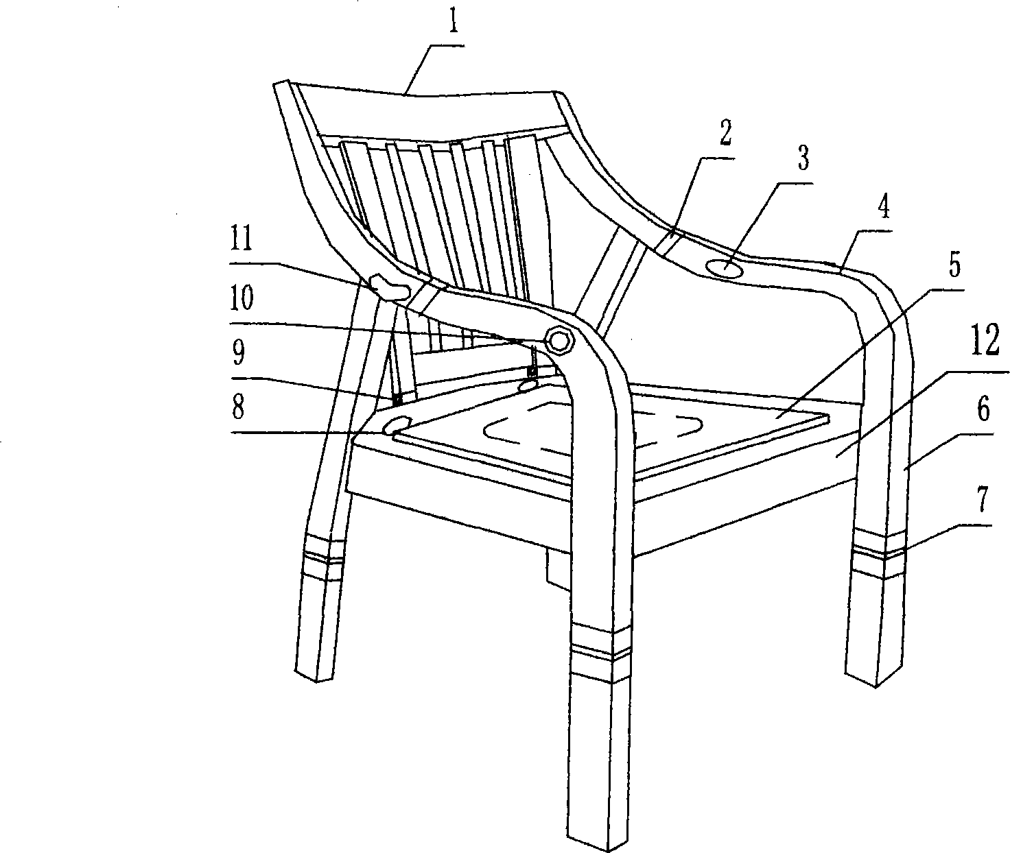 Multifunctional comfortable and safe old people seat