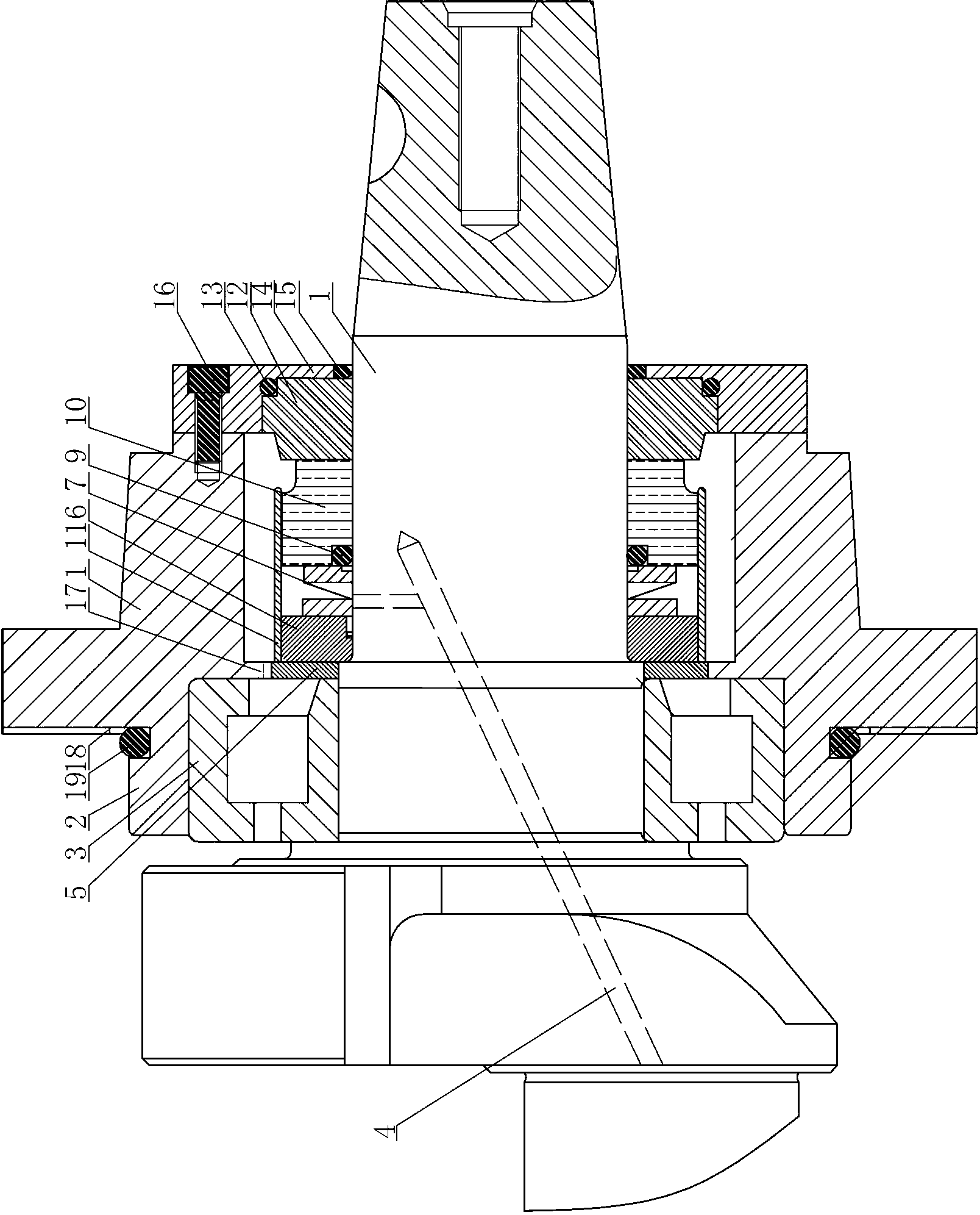 Shaft seal of oil seal machinery