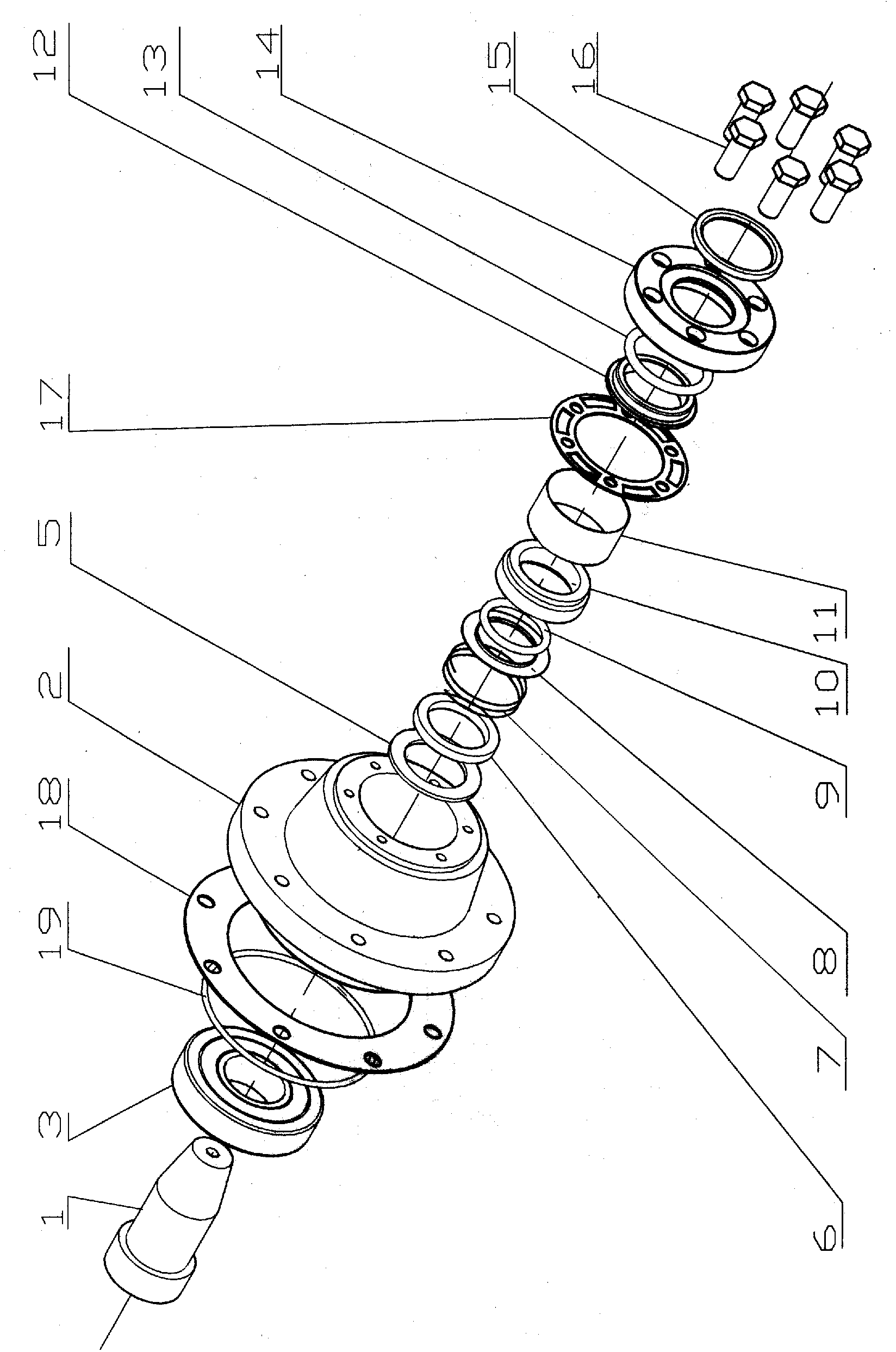 Shaft seal of oil seal machinery