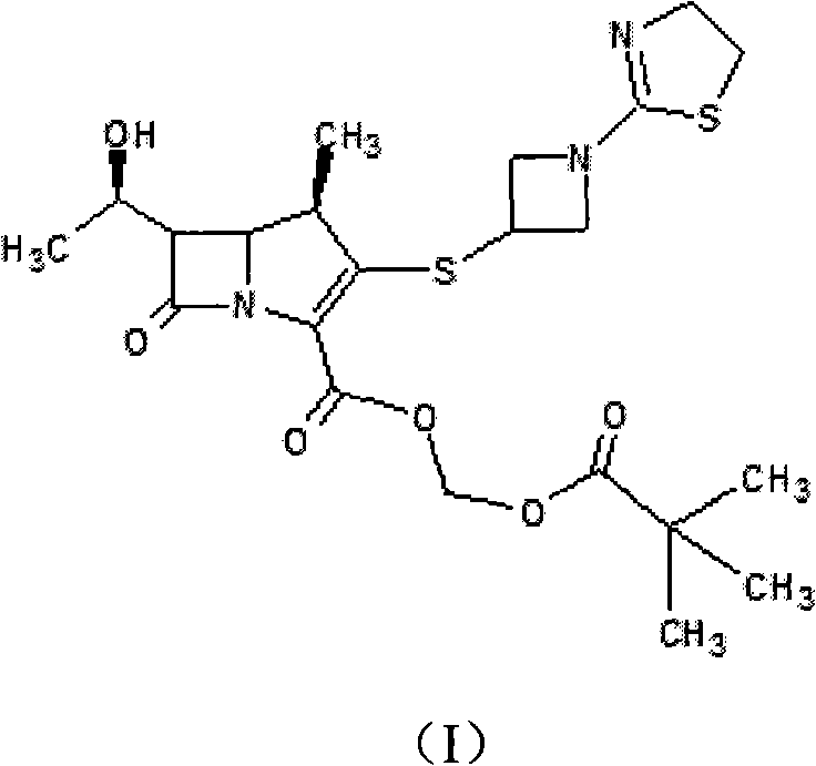 A kind of recrystallization refining method of tipipenem ester