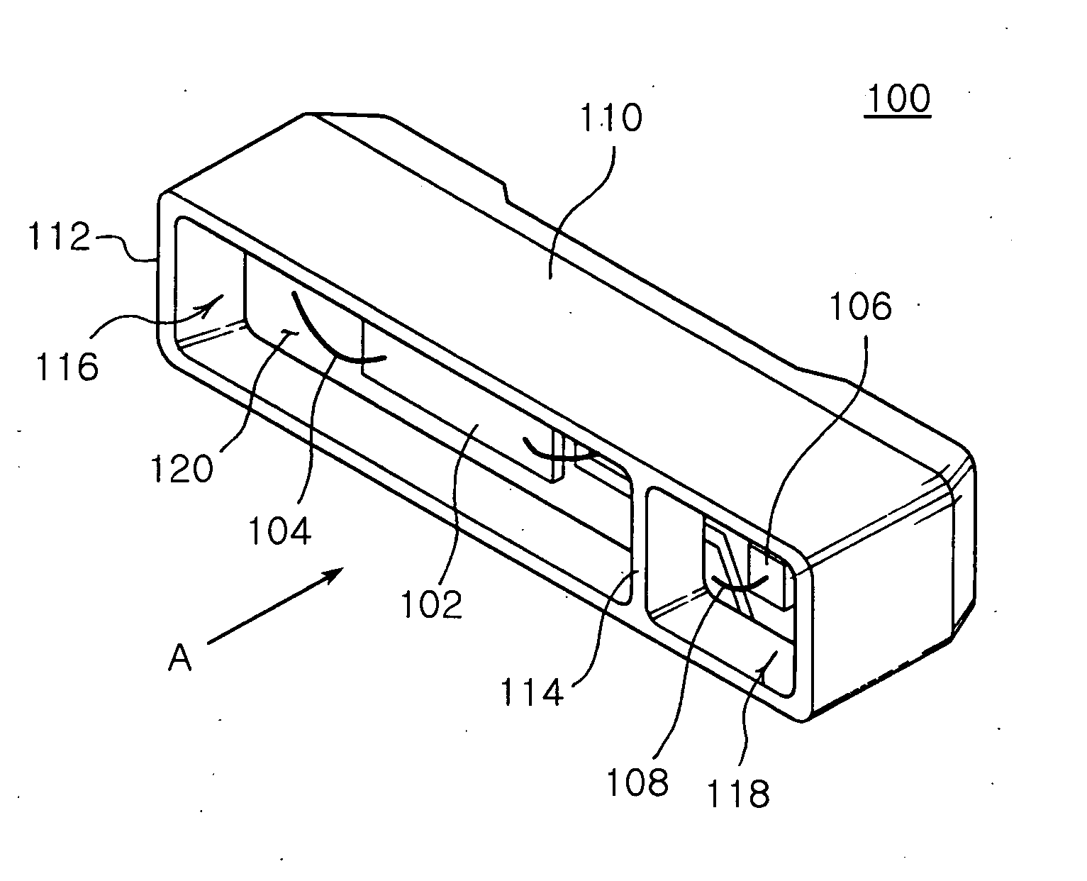 Side-view light emitting diode having protective device