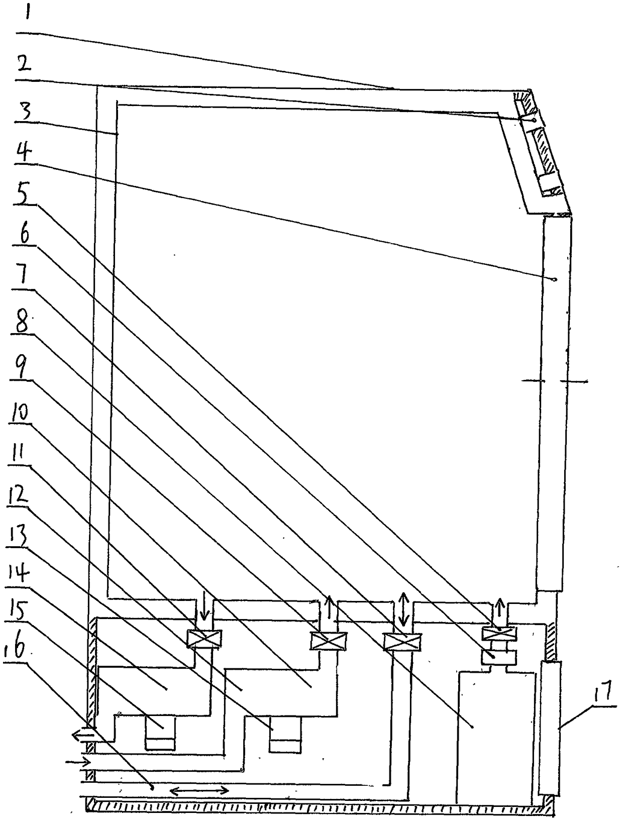 A smell-removing and perfuming machine