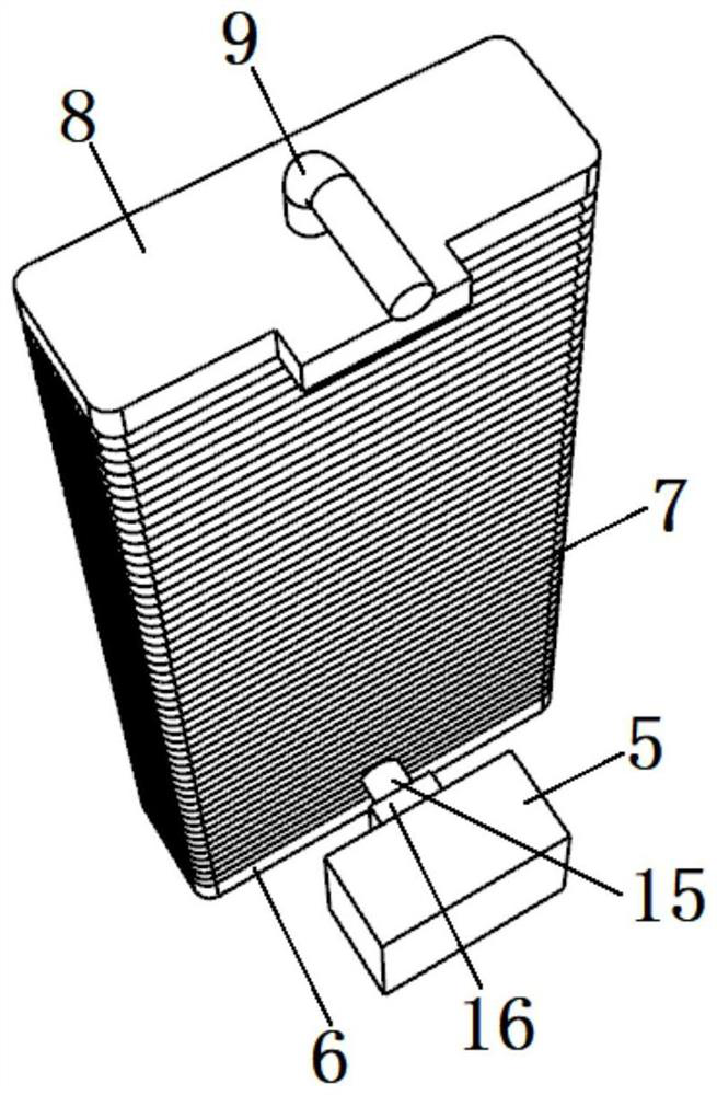 Liftable locker for bathroom