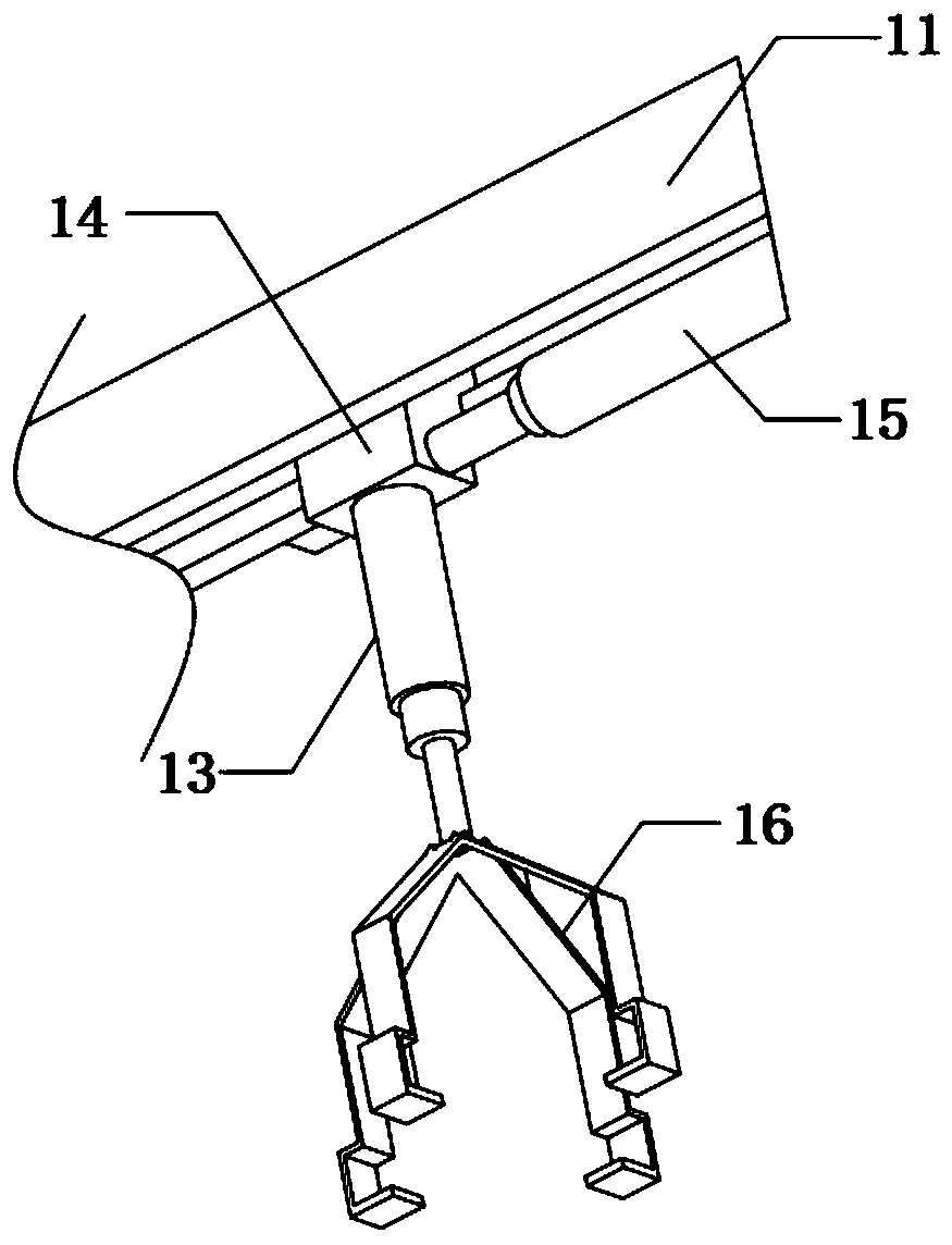 Bagged food conveying and detecting device