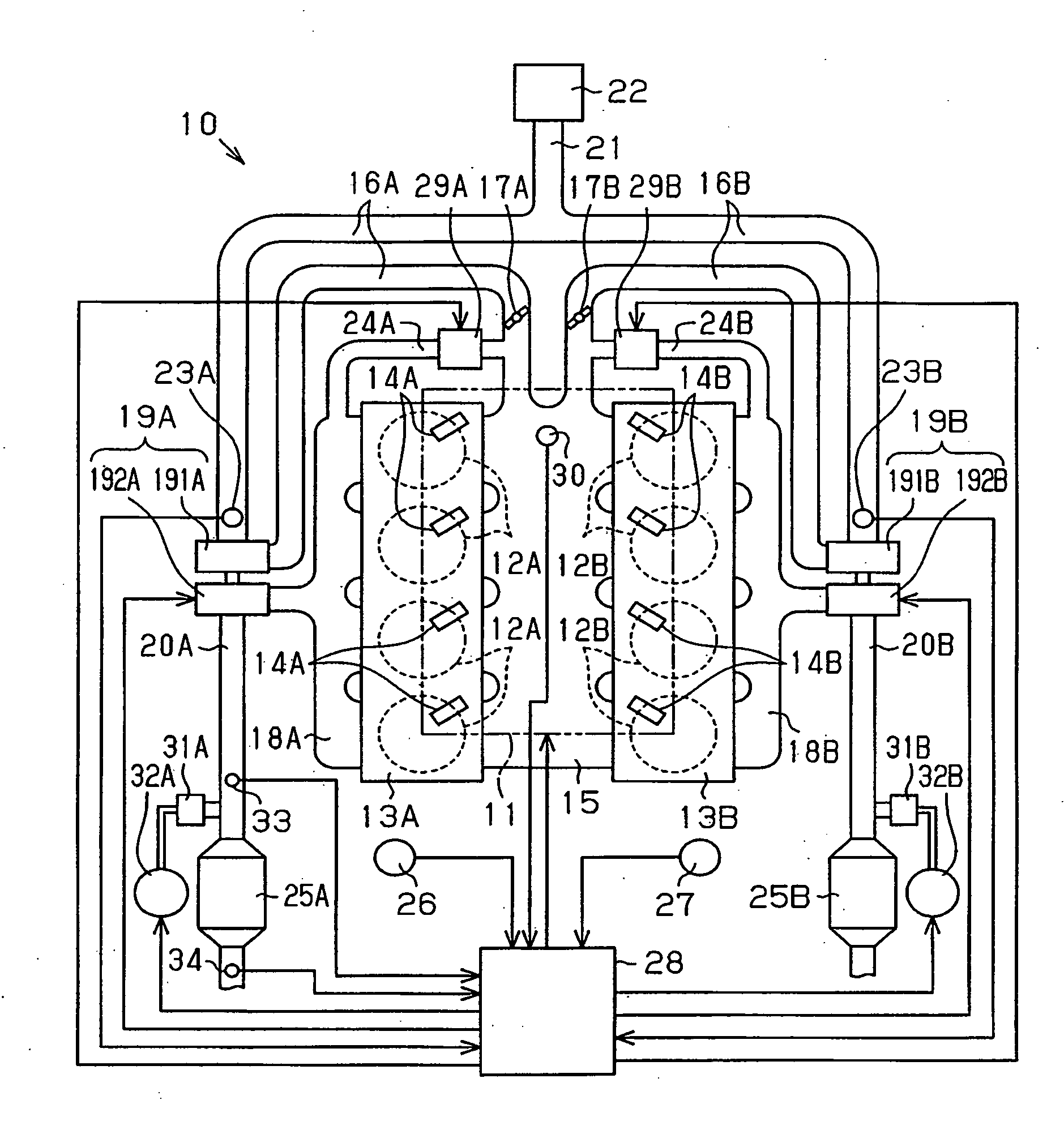 Exhaust gas purifying apparatus and method in internal combustion engine