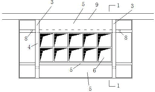 Novel large reinforced concrete cantilever awning