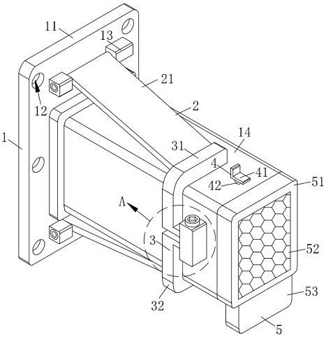 Wall-mounted motor with good stability