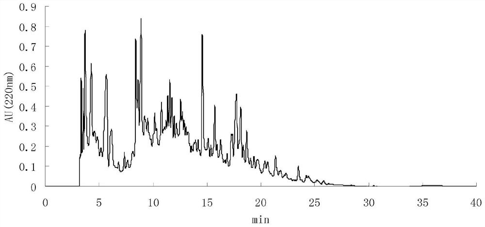 Gingko protein-derived ACE inhibitory peptide composition as well as preparation method and application thereof