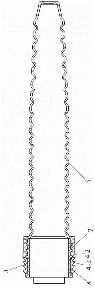 Optical cable connector for device access and optical cable installing and sealing component thereof