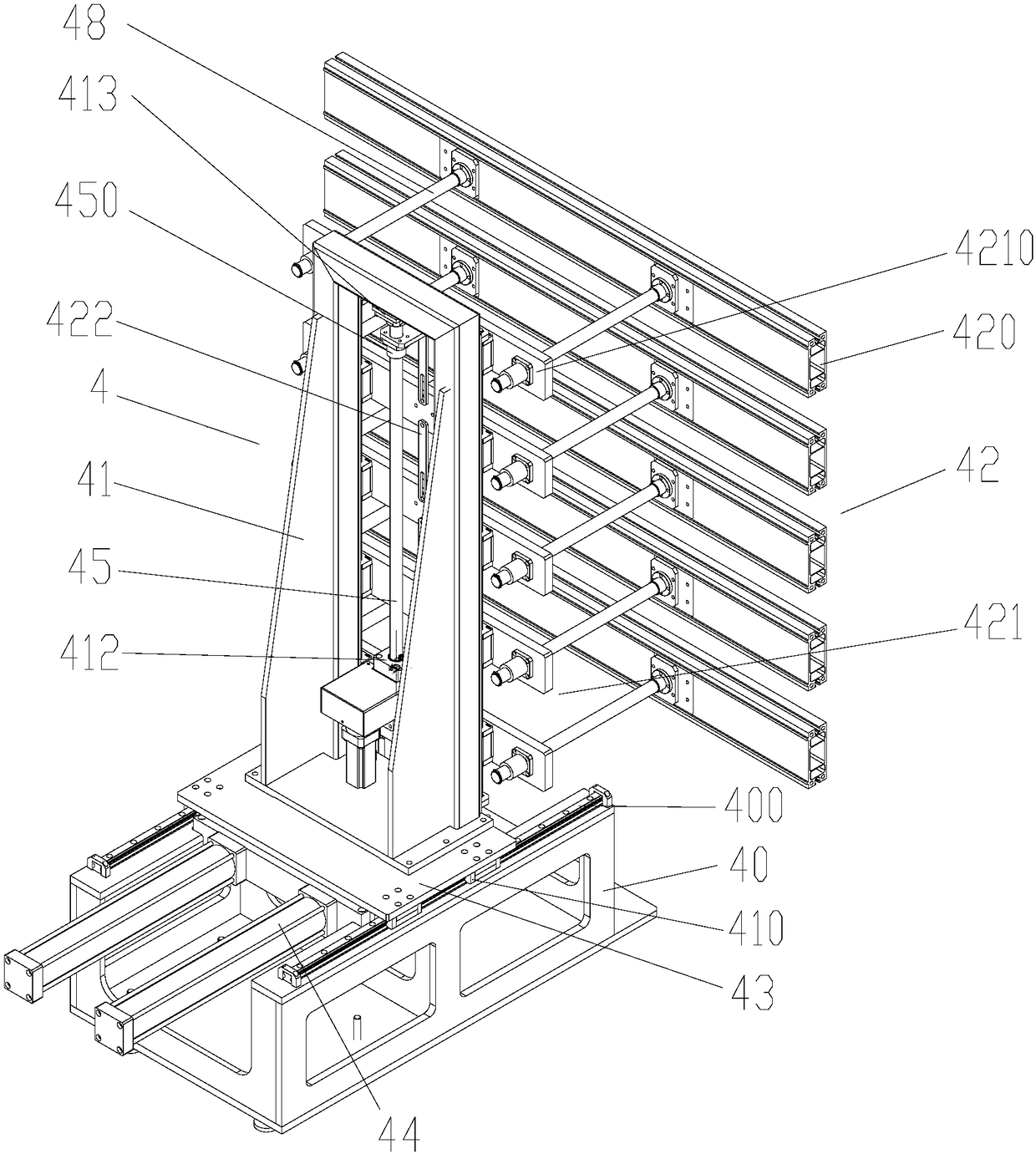 Door plank compressing mechanism and pipe expander with same