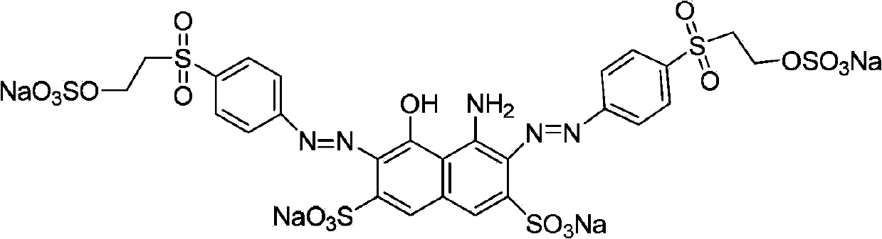 Black bisazo thioether sulfoacid compound or black bisazo thioether sulfoacid compound salts, and preparation method and application thereof