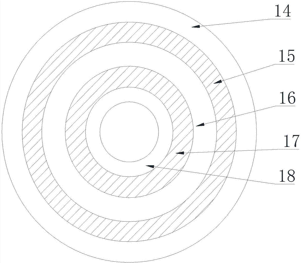 Double-stator permanent magnetic wind power generation system