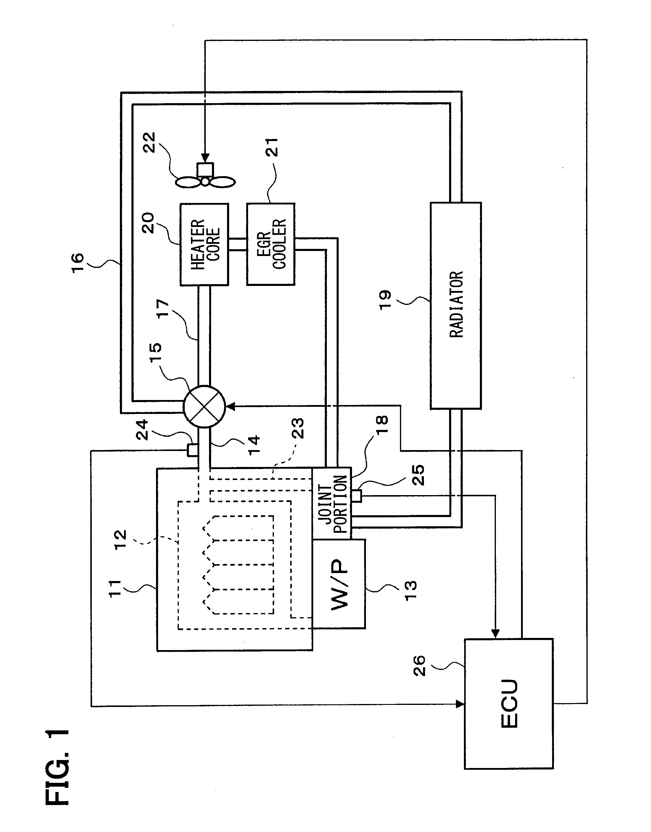 Cooling device for internal combustion engine