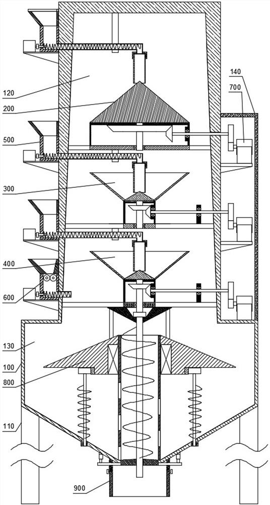 Device and process for preparing composite whey protein powder solid beverage