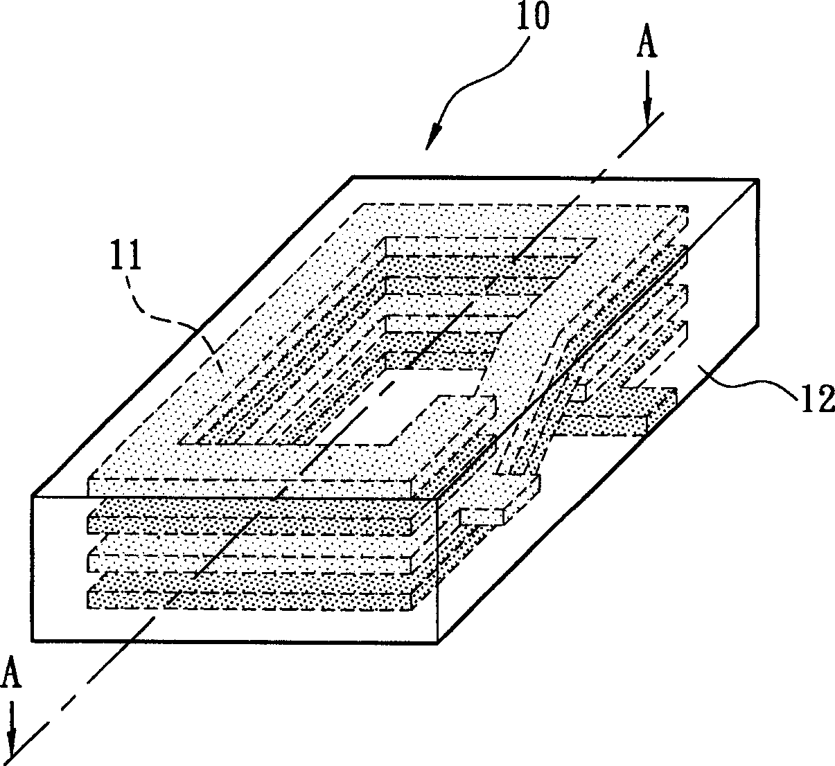 Ceramic co-fired type common mode filter and its making method